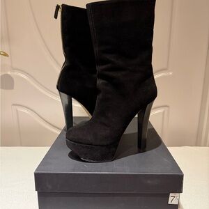 Giuseppe Zanotti Suede Black Women's Boots
